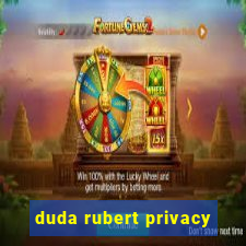 duda rubert privacy